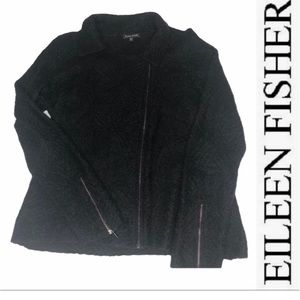 Moto zip sweater never worn